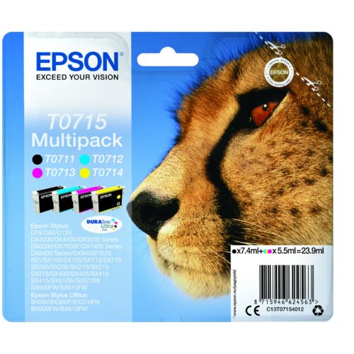 Epson T0715 Patron Multipack (Eredeti) C13T07154012