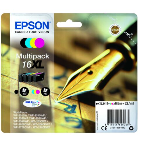 Epson T1636 Patron Multipack 16XL (Eredeti) C13T16364012