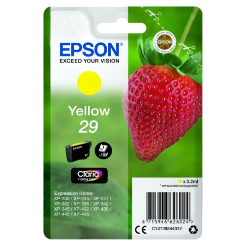Epson T2984 Patron Yellow 29 (Eredeti) C13T29844012