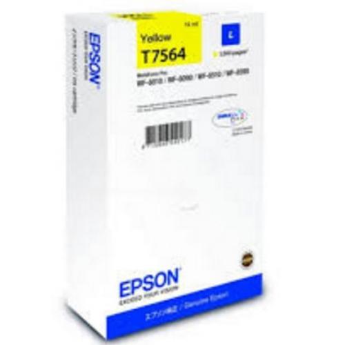 Epson T7564 Patron Yellow 1,5K (Eredeti) C13T756440
