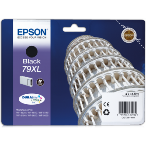 Epson T7901 Patron Black 2,6K (Eredeti) C13T79014010